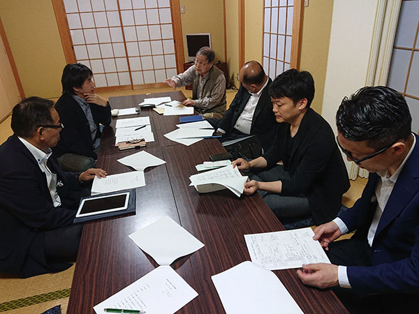 「敦賀西町の綱引き伝承協議会の運営委員会」に出席しました。